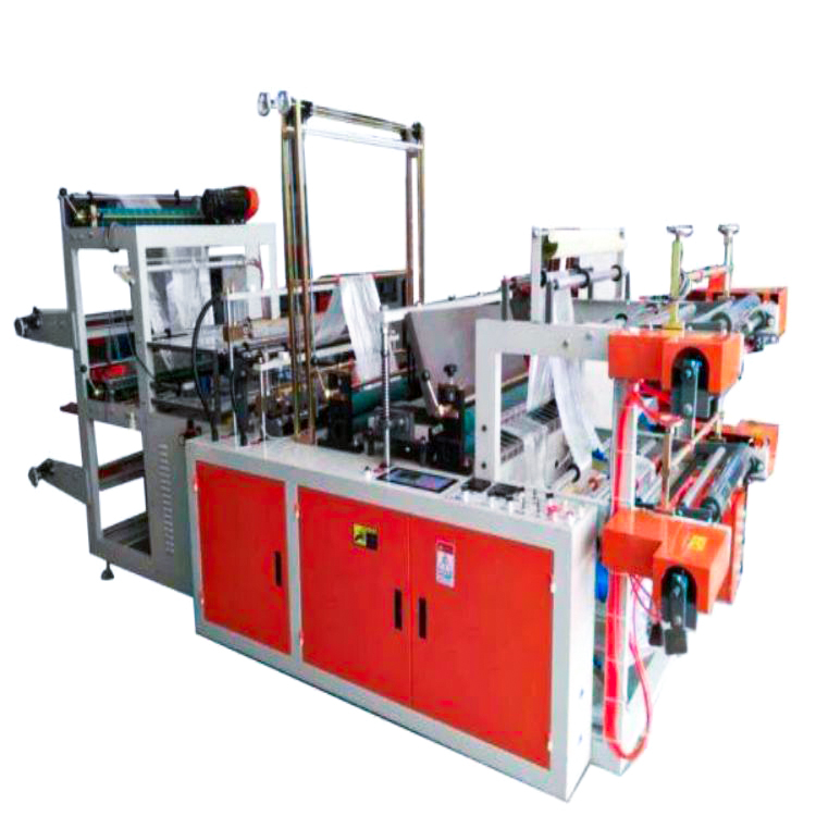 T-shirt Bags On Rolls Making Machine With Puncher