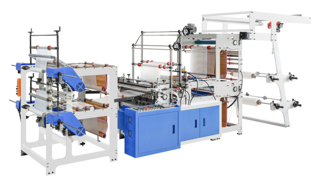 T-shirt Bags On Rolls Making Machine With Puncher